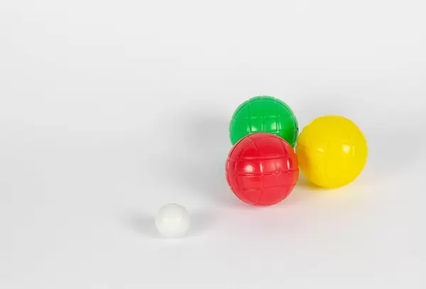 Bunte Bälle für Petanque