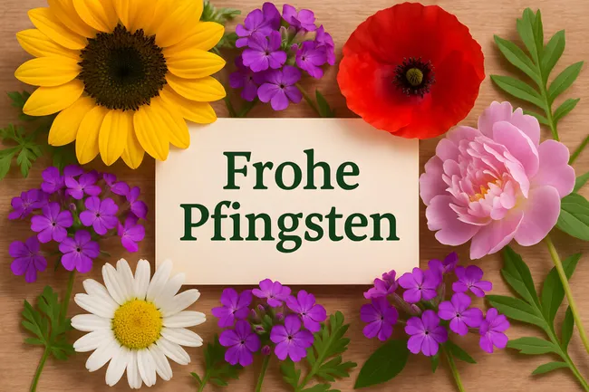 Bunte Blumenpracht für Pfingsten