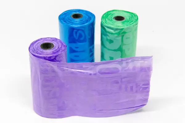 Bunte Hundekotbeutel