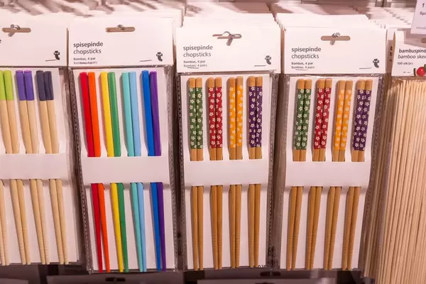 Bunte Japanische Essstäbchen