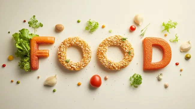 Bunte Lebensmittelkomposition mit Frischen Gemüseartikeln