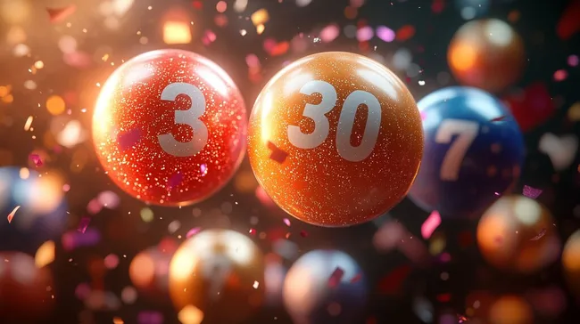 Bunte Lotterie-Kugeln mit Zahlen bei Glücksspiel-Ziehung