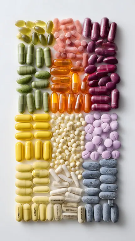Bunte Pillenvielfalt in Formen und Farben