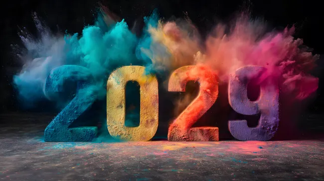 Bunte Pulverexplosion zu Jahreswechsel 2029