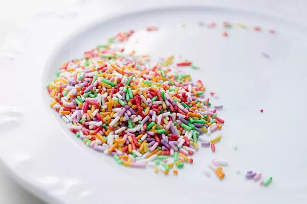 Bunte Zuckerstreusel