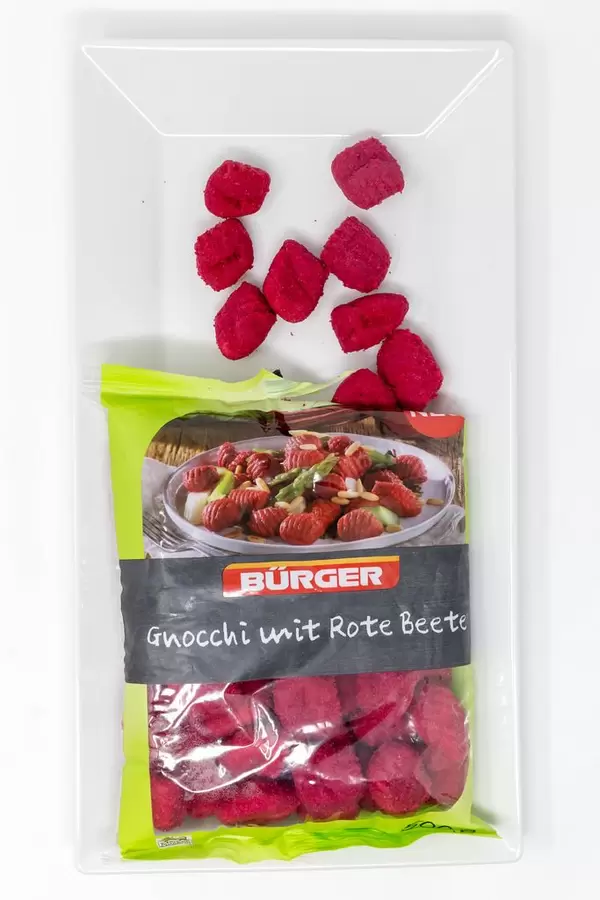 Bürger - Gnocchi mit roter Bete