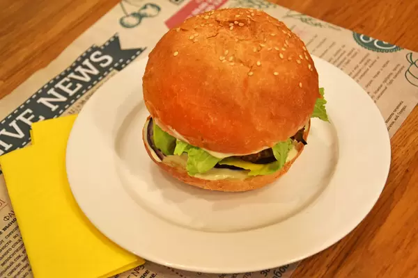 Burger mit Linsen Kotelett