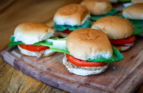 Burger with Tomato and lettuce