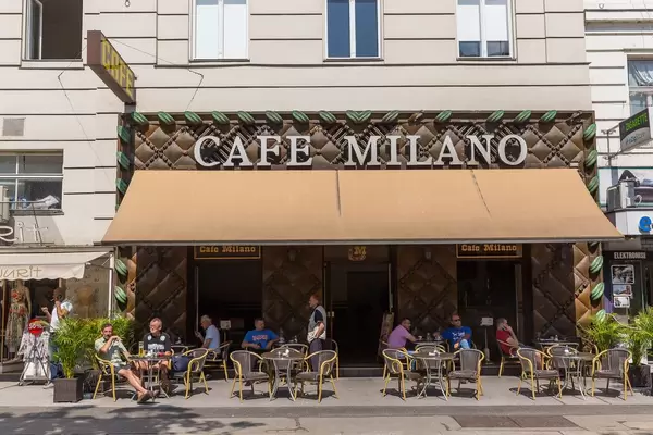Cafe Milano gegenüber vom MAK in Wien