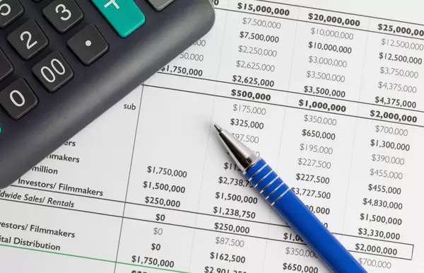Calculation of financial growth and investment