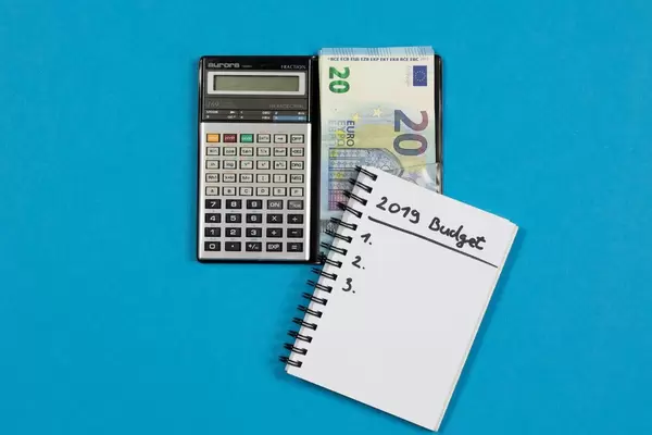 Calculator with 2019 budget list