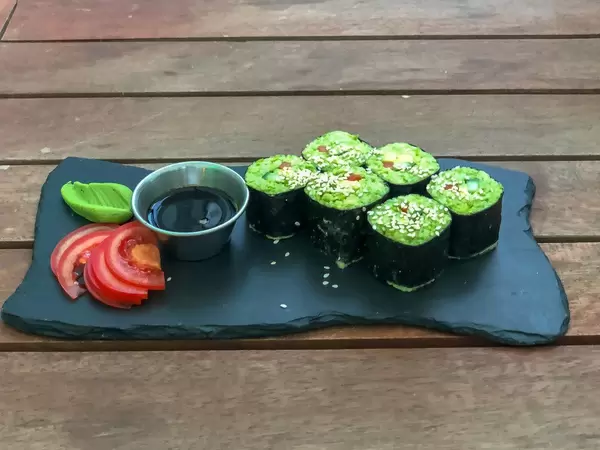 California rolls beim Avocado Cafe