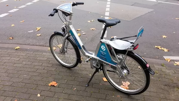 Call a Bike Fahrrad mit Kindersitz