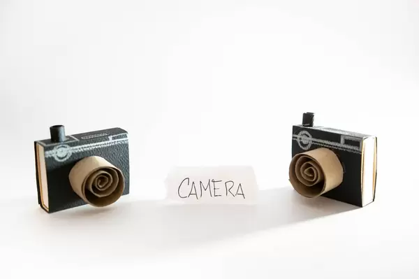 Cameras with tag reading CAMERA in the middle