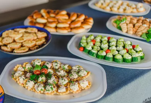 Canape Asorti- Cucumber, Pastry,Bread, Cheese Cream Tartes