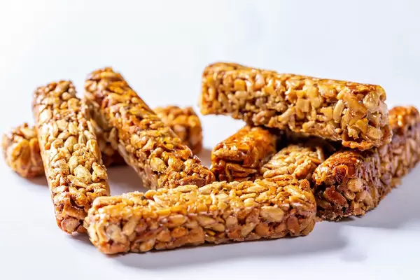 Candy made from sunflower seeds and honey