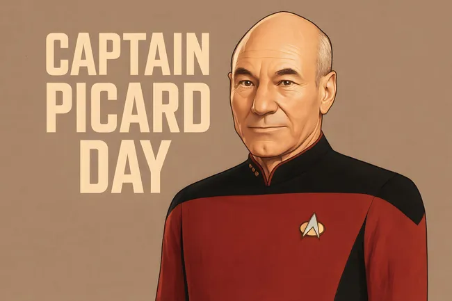 Captain Picard Tag: Porträt des legendären Raumschiff-Kapitäns