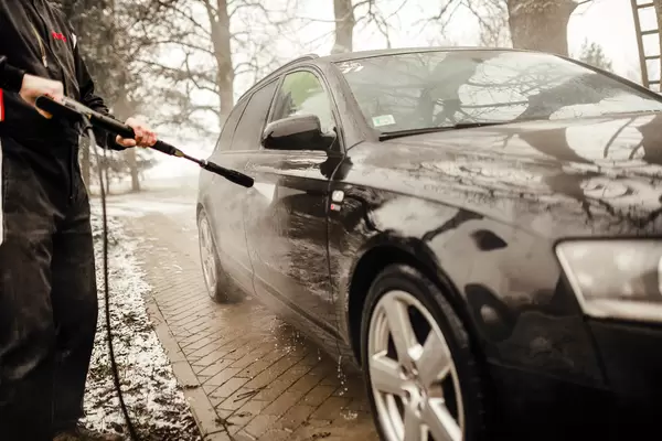 Car Cleaning Karcher High Pressure Outdoors Winter