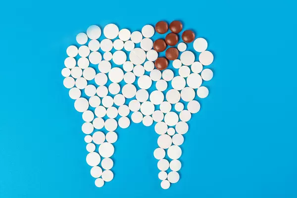 Caries and dental disease concept