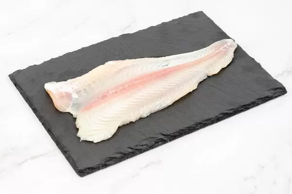 Catfish Fillet on the black tray