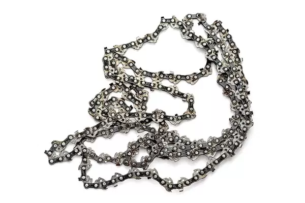 Chain on white background