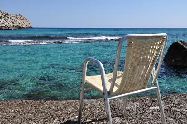 Chair by the sea