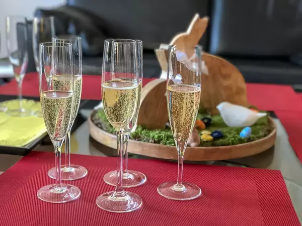 Champagner zu Ostern