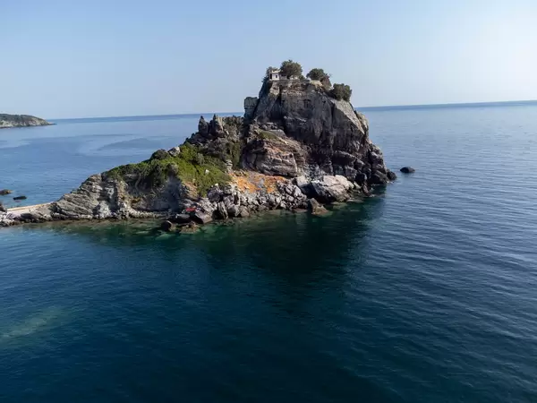 Chapel of St. John (Ioannis) from the movie Mamma Mia! on Skopelos, Greece