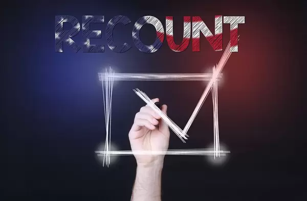 Checkbox with Recount text