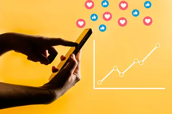 Checking social media account statistics