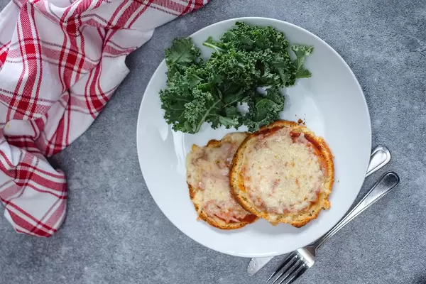 Cheese Pizza Close Up Top View  (Flip 2019)