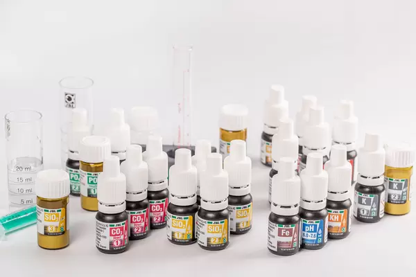 Chemical reagents for water, care and maintenance of aquarium fish and plants