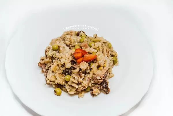 Chicken And Peas Risotto