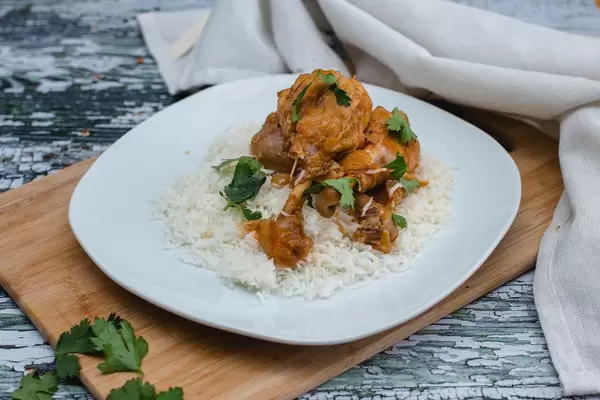 Chicken Drumsticks on White Rice  (Flip 2020)