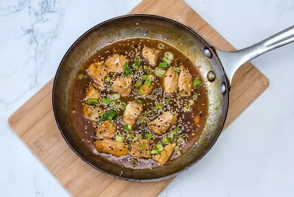 Chicken in a Sauce in a Pan