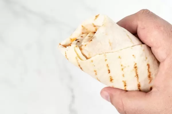 Chicken Meat with Vegetables in Tortilla (Flip 2019)