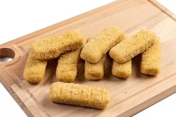 Chicken Sticks on the wooden board