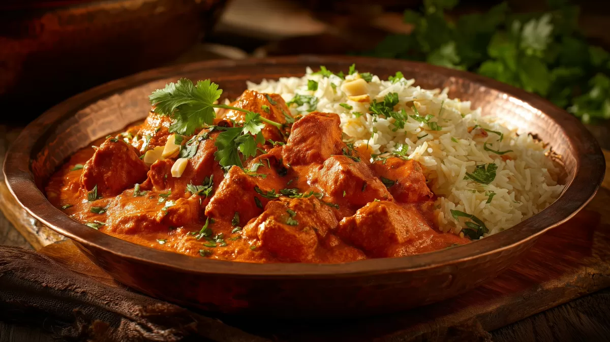 Chicken Tikka Masala indisch mit Basmatireis