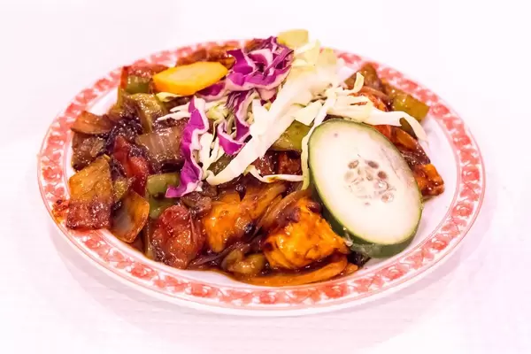 Chili Hühnchen mit Gemüse