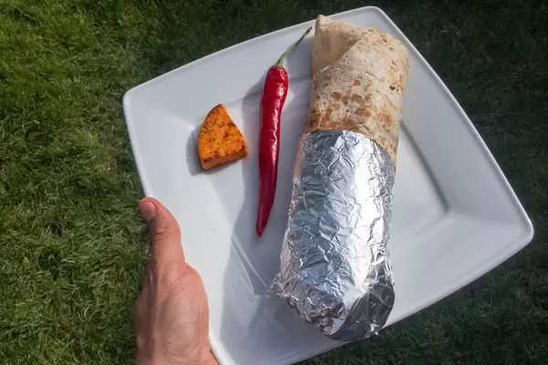 Chili-Wrap with Sweet Potato