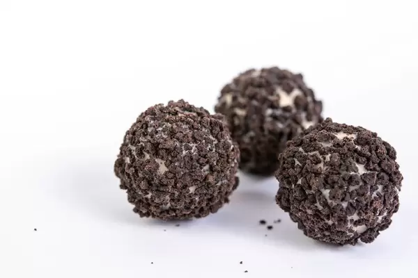 Choco Balls isolated above white background
