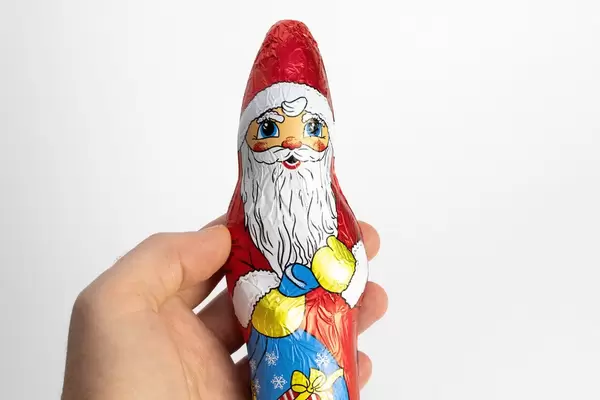 Chocolate Santa Claus