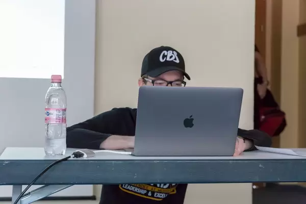 Christian B. Schmidt in seiner Session "Tool Storm: 300 SEO Tools in 30 Minuten"