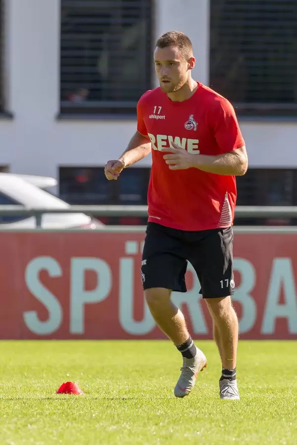 Christian Clemens beim Training am 12.09.2018