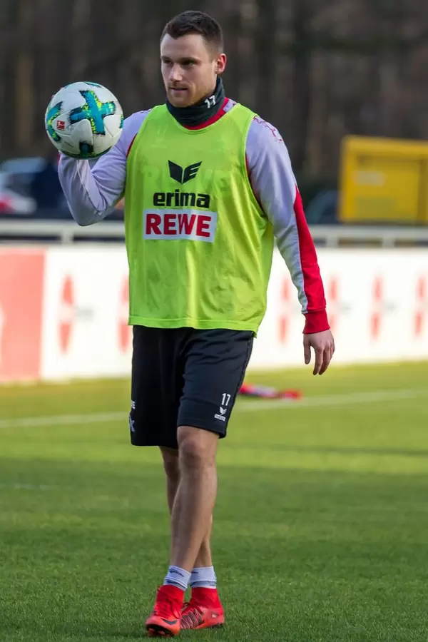 Christian Clemens beim Training am 30.01.2018