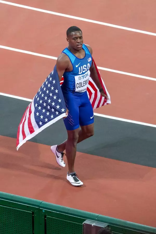 Christian Coleman with 3rd Place in Men's 100m Final in London 2017