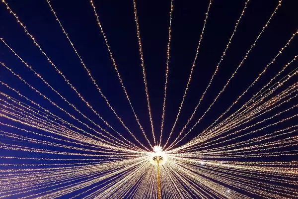 Christmas lights, star shape