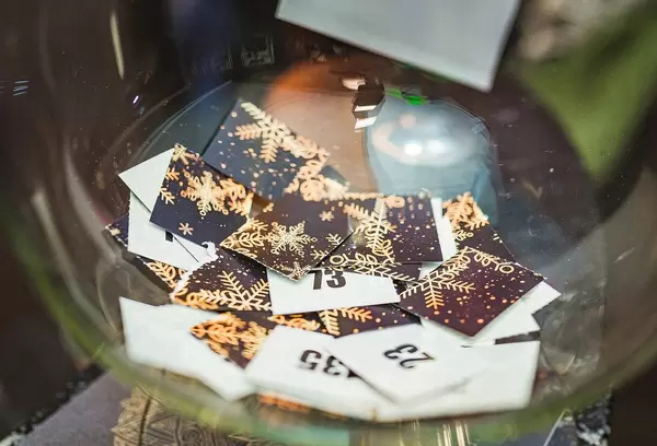 Christmas Lottery Tickets With Numbers