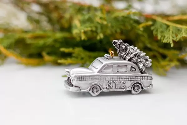 Christmas New-York Taxi Ornament