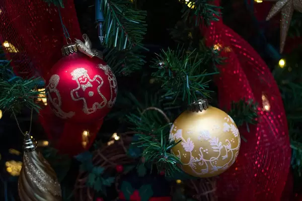 Christmas ornement in the tree (Flip 2019)